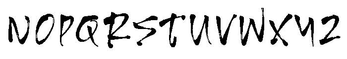 GUTS CANVAS Font LOWERCASE
