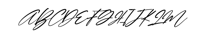 Guadalupe Italic Font UPPERCASE