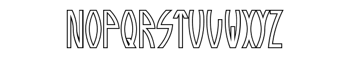 Guazhiru Regular Outlined Font UPPERCASE