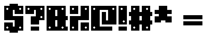 Guess What, I'm Not a Robot Screws Regular Font OTHER CHARS