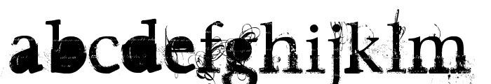 Guilty gardens Font LOWERCASE