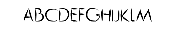 Guitar from Tree Font UPPERCASE