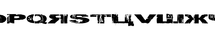 Gulag Decay Font LOWERCASE