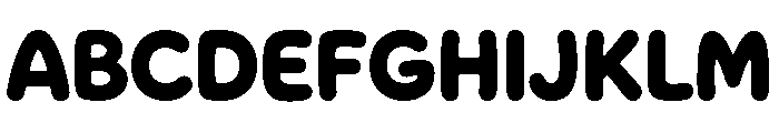 Gumdrop Personal Use Regular Font UPPERCASE