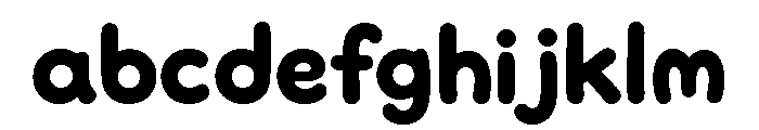 Gumdrop Personal Use Regular Font LOWERCASE