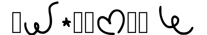 Gumi Font Symbols Regular Font OTHER CHARS
