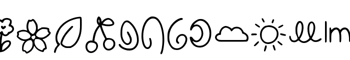 Gumi Font Symbols Regular Font LOWERCASE