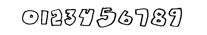 Gumpy one Font OTHER CHARS