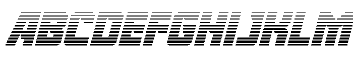 Gunbai Gradient Italic FONT