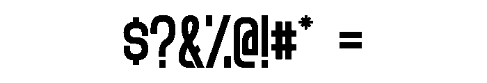 Gunbangs Font OTHER CHARS