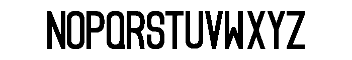 Gunbangs Font UPPERCASE