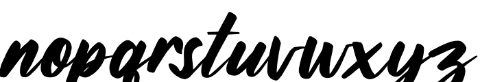 Gundaly Font LOWERCASE