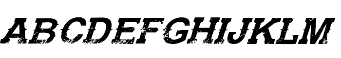 GunfighterAcademy-Italic Font UPPERCASE