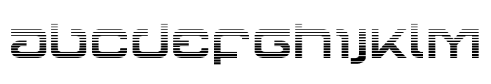 Gunrunner Gradient Font UPPERCASE