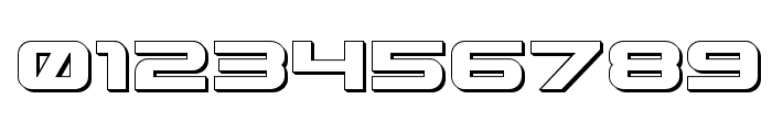 Gunship 3D Font OTHER CHARS