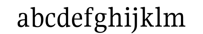 Gupter Regular Font LOWERCASE