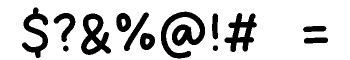 Gurame Fish Font OTHER CHARS