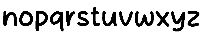 Gurame Fish Font LOWERCASE