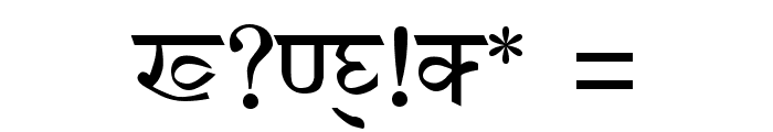 GurbaniHindi Font OTHER CHARS