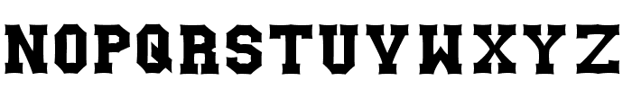 Gutcruncher Font LOWERCASE
