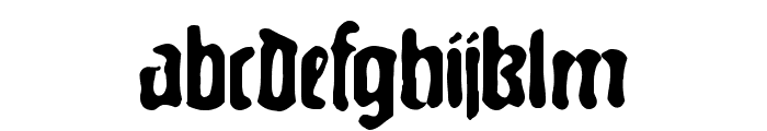 GutenbergsGhostM Font LOWERCASE