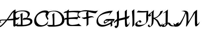 Gutiner Font UPPERCASE