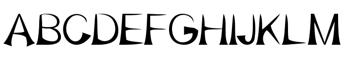 GuiganBold Font UPPERCASE