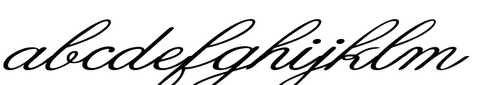 Guilden-ExtraexpandedItalic Font LOWERCASE