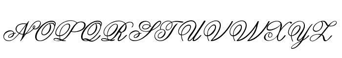 Guilden-Italic Font UPPERCASE