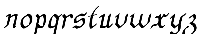 Guinok-BoldItalic Font LOWERCASE