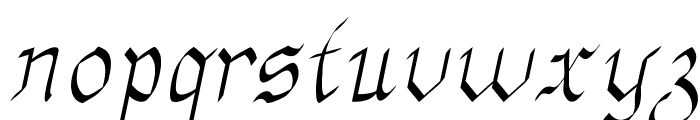 GuinokItalic Font LOWERCASE
