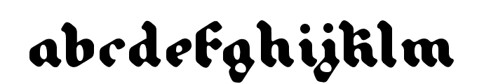 Gutenberg Blackletter Regular Font LOWERCASE