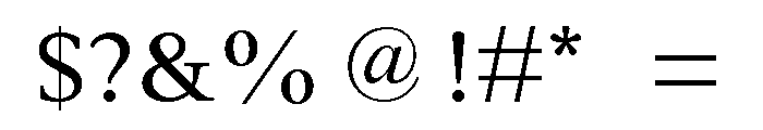 GungSeo Regular Font OTHER CHARS