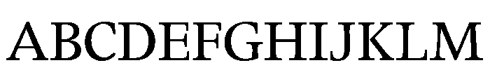 GungSeo Regular Font UPPERCASE