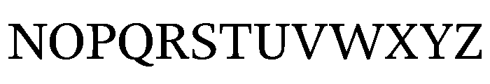 GungSeo Regular Font UPPERCASE