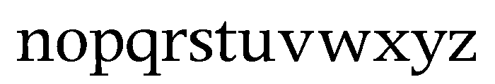GungSeo Regular Font LOWERCASE