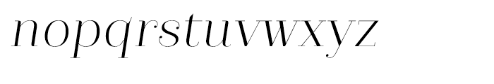 Guadalupe Essential Gota Italic Font LOWERCASE