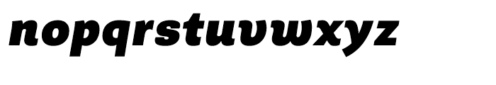 Guanabara Sans Black Italic Font LOWERCASE