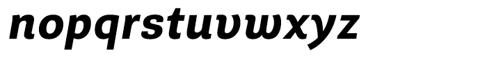 Guanabara Sans Bold Italic Font LOWERCASE
