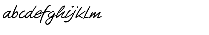 Guga Handwriting Regular Font LOWERCASE
