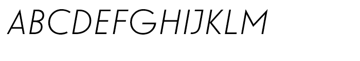Guildford Light Italic Font UPPERCASE