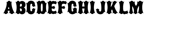Gullywasher NF Regular Font LOWERCASE