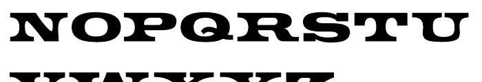 Gunsmoke Black Font UPPERCASE