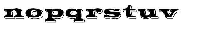 Gunsmoke Regular Font LOWERCASE