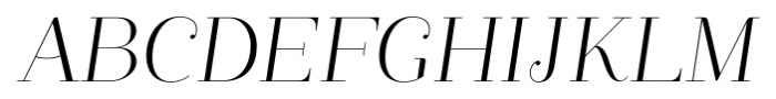 Guadalupe Essential Gota Italic Font UPPERCASE