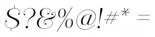 Guadalupe Pro Gota Italic Font OTHER CHARS