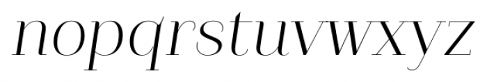 Guadalupe Pro Italic Font LOWERCASE