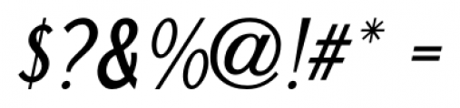 Gummed Letters JNL Oblique Font OTHER CHARS