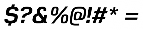 Gunar Bold Italic Font OTHER CHARS