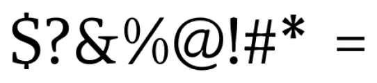 Guonia Regular Font OTHER CHARS